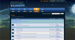 Desktop Screenshot of forums.spiralknights.com