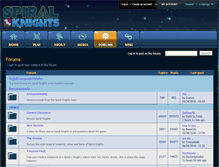 Tablet Screenshot of forums.spiralknights.com